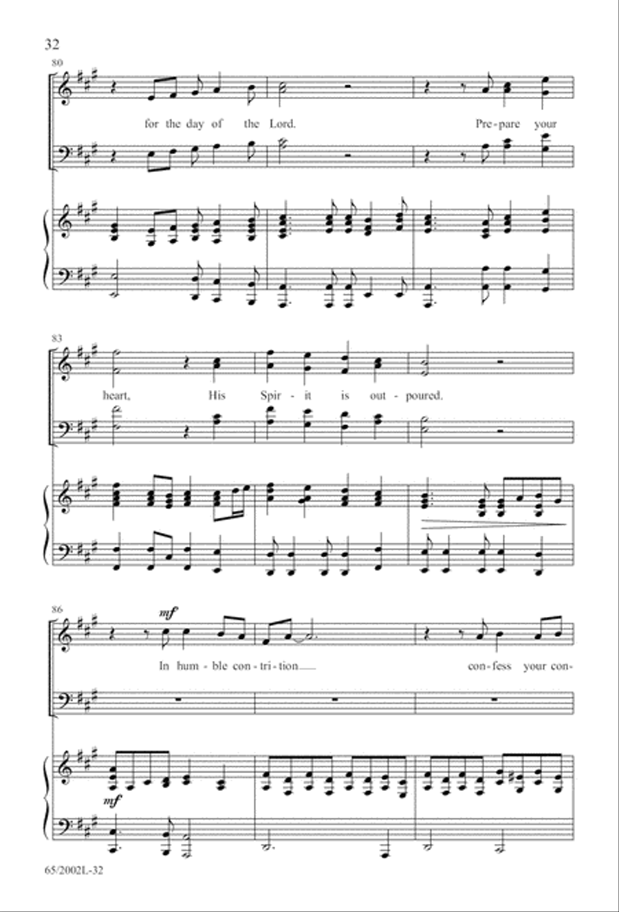 And This Shall Be a Sign And This Shall Be a Sign 4-Part scores gallery preview page 33