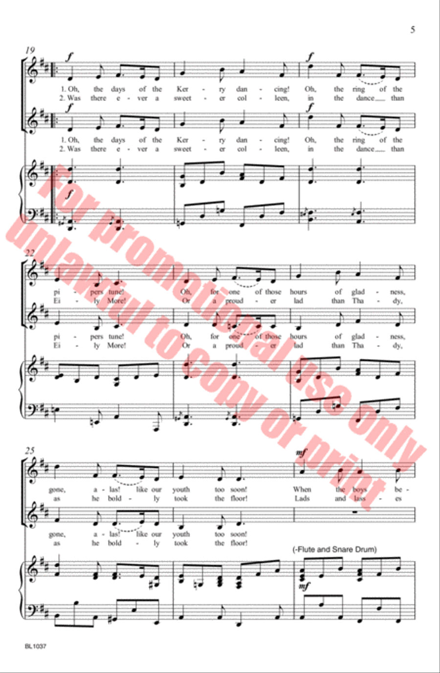The Kerry Dance Choir scores gallery preview page 6
