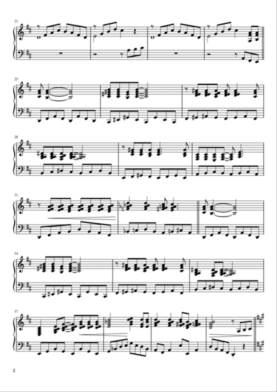 Mister Sandman Piano Solo scores gallery preview page 2