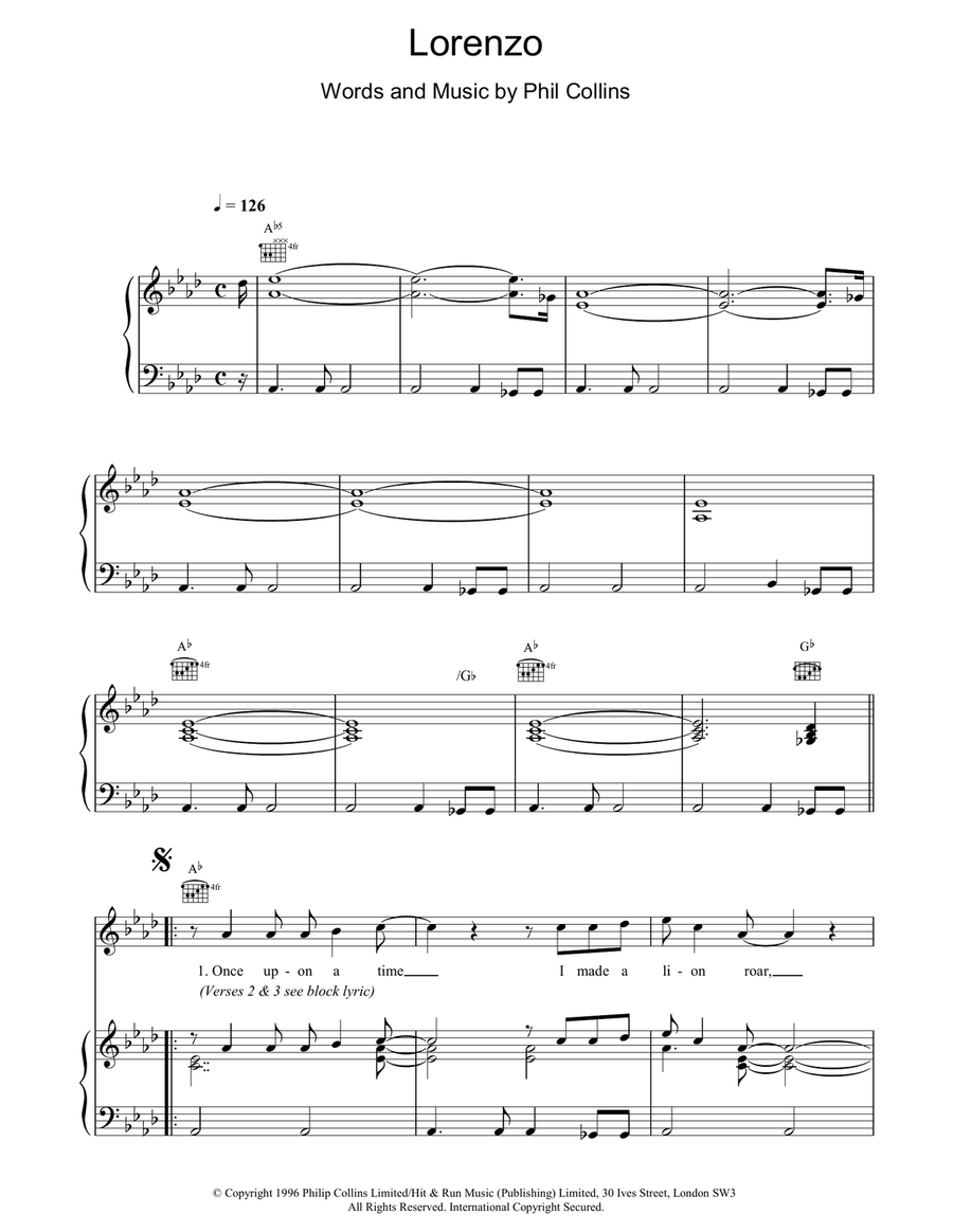 Lorenzo Acoustic Guitar scores gallery preview page 1