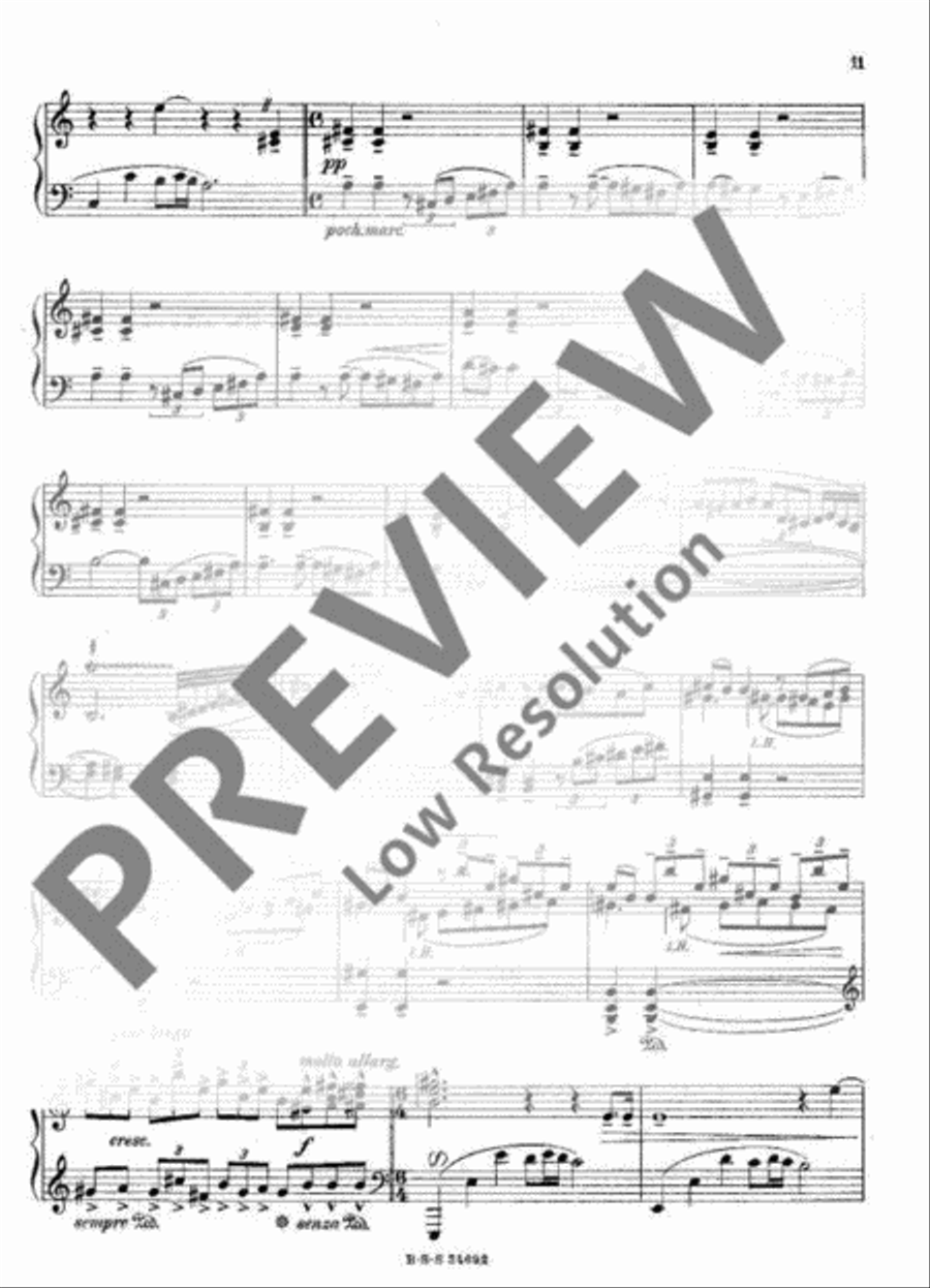Sonata for Piano Piano Solo scores gallery preview page 14
