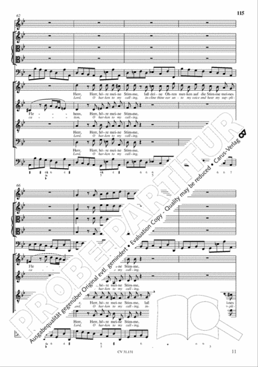 The Complete Sacred Vocal Works (Das geistliche Vokalwerk) Voice scores gallery preview page 116