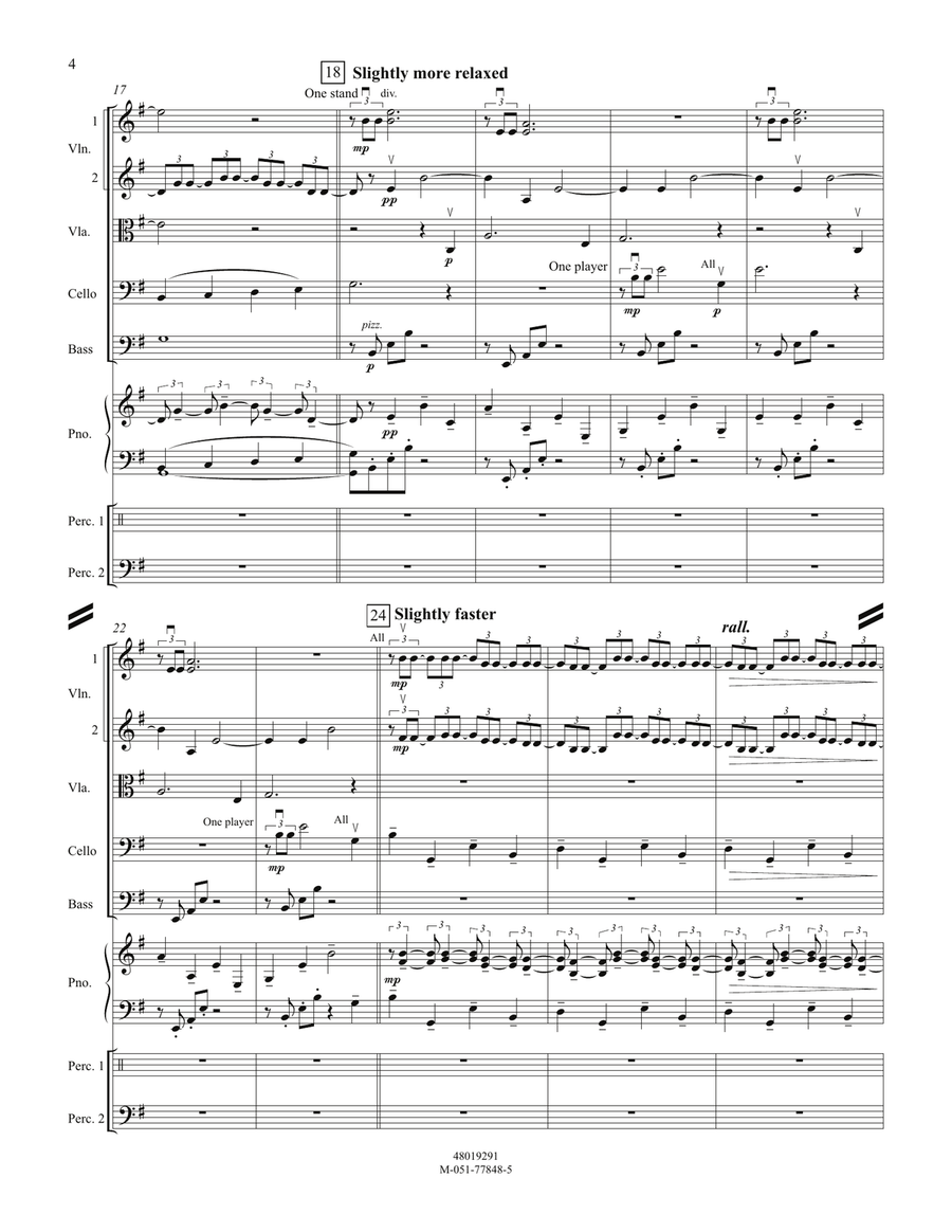 Prairie Night And Celebration (from Billy The Kid) - Conductor Score (Full Score) Orchestra scores gallery preview page 4