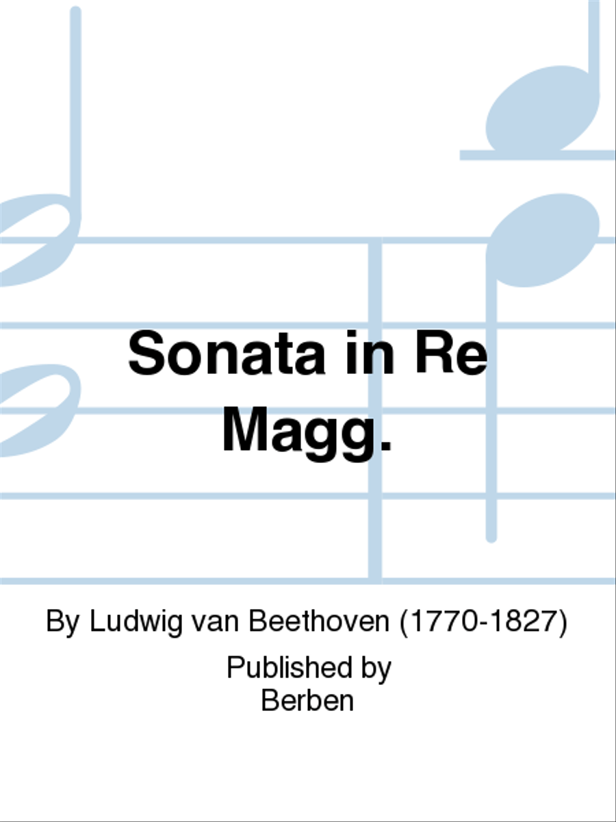 Sonata in Re Magg.