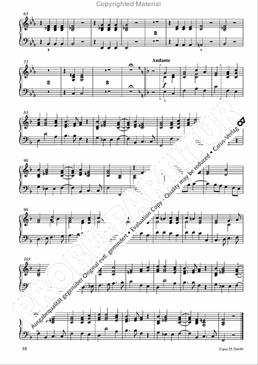 Israel in Egypt - Part I Organ scores gallery preview page 21