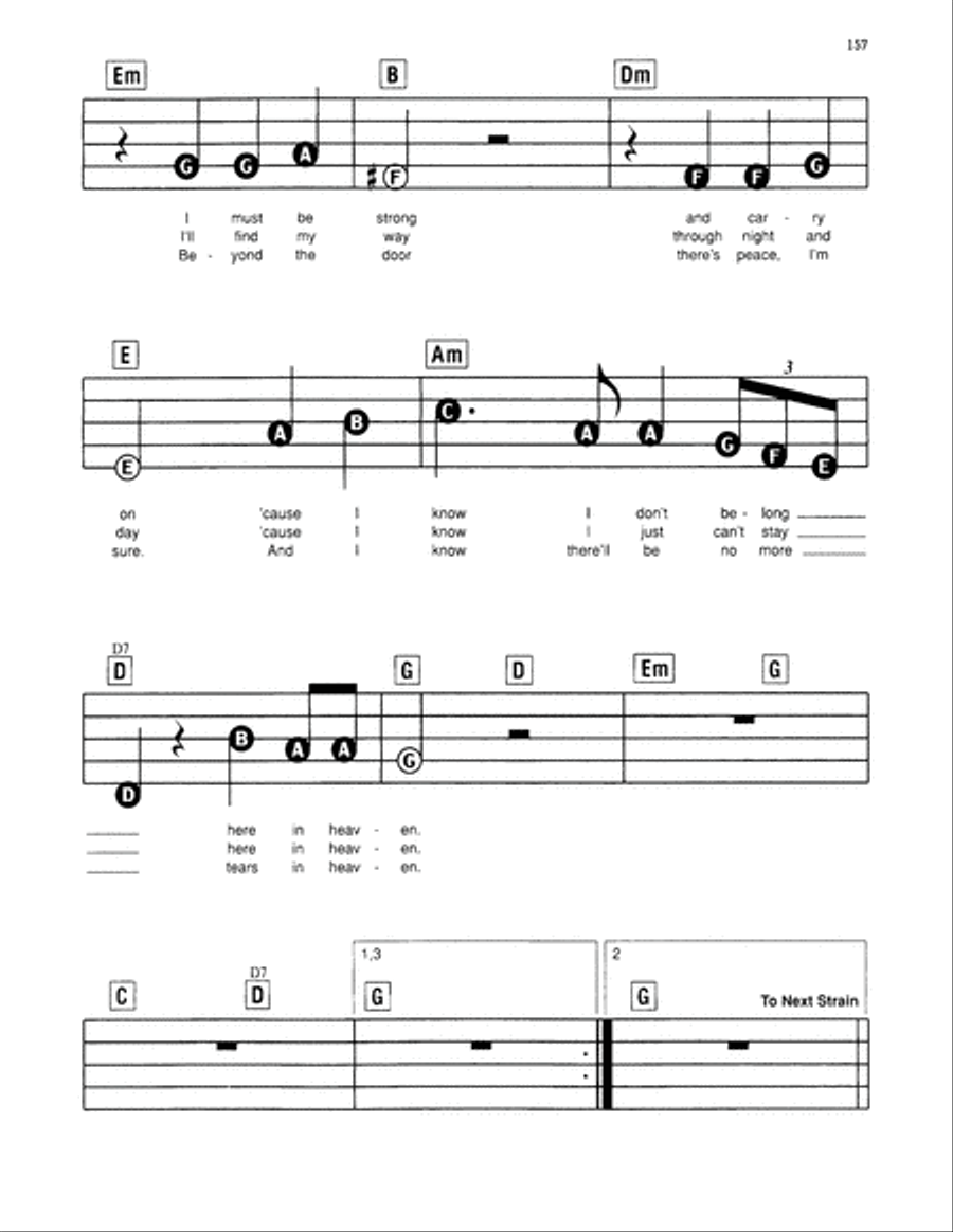 Tears In Heaven Voice scores gallery preview page 2