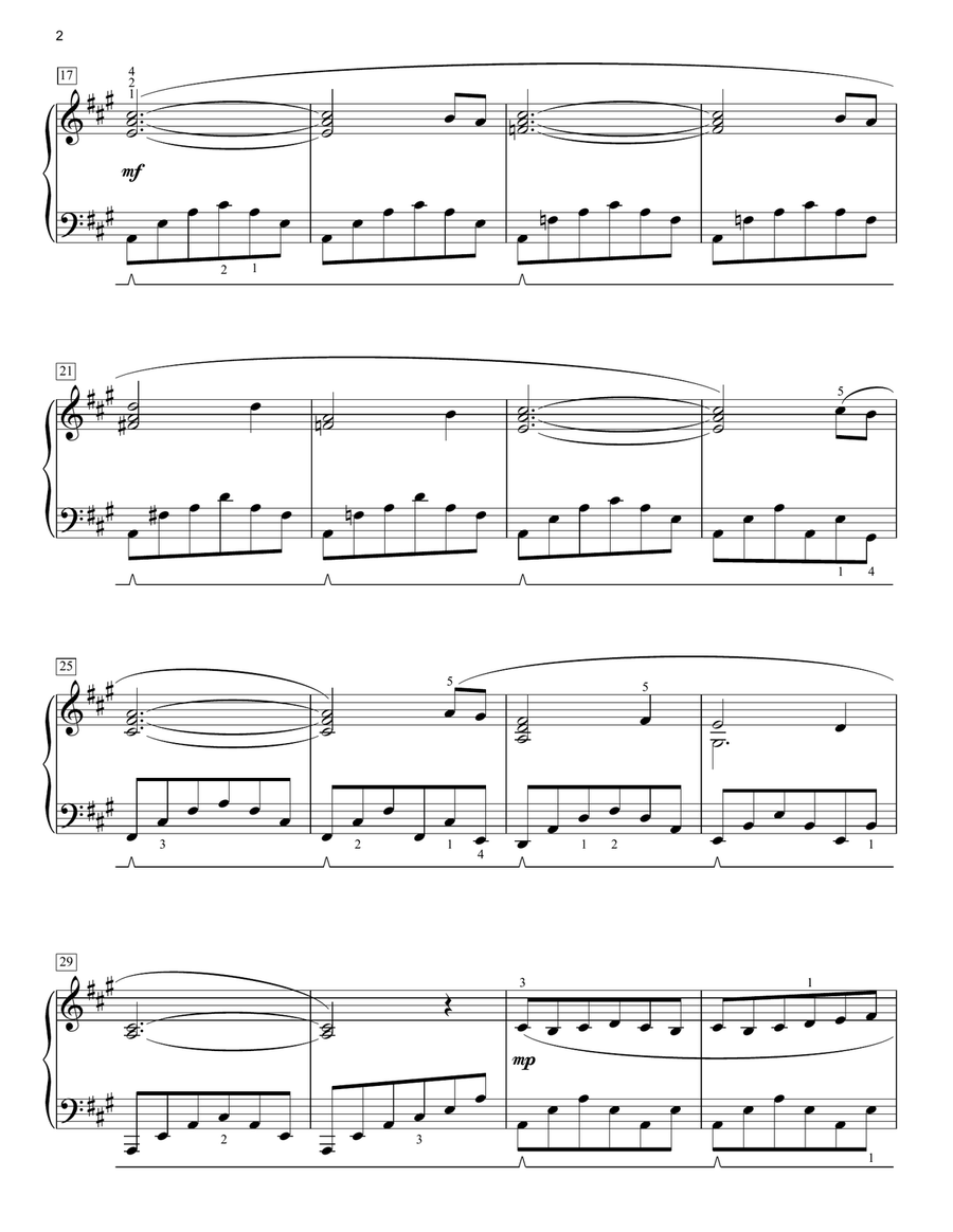 Romance Piano Solo scores gallery preview page 2
