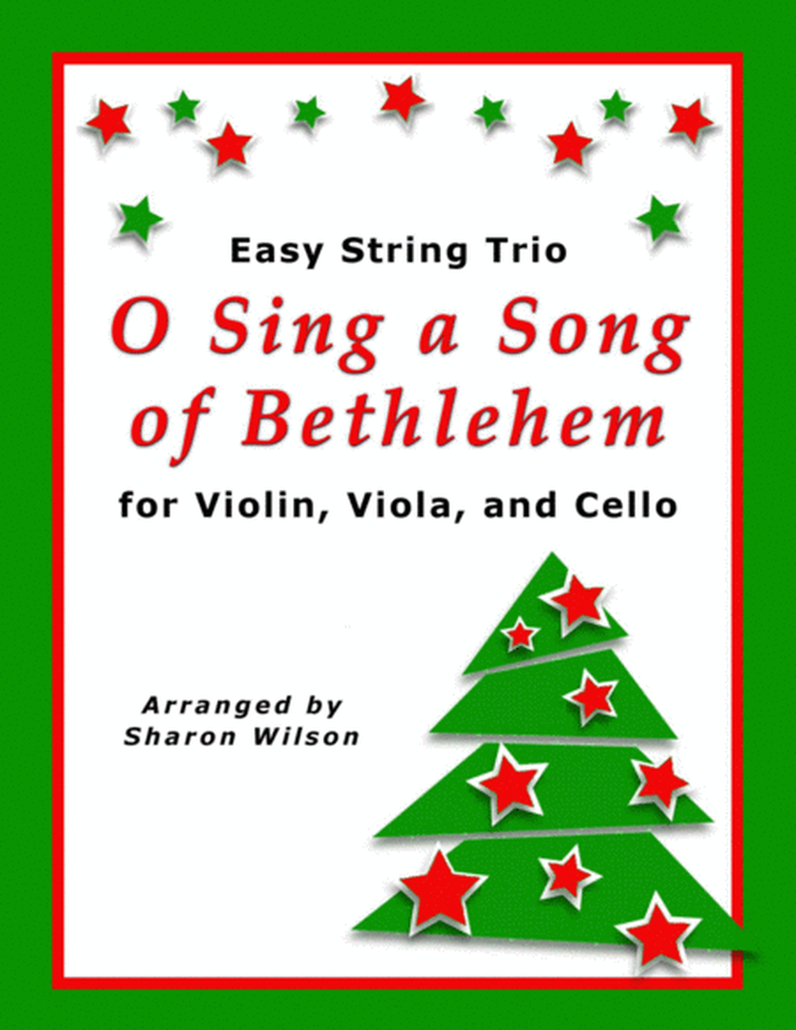 O Sing a Song of Bethlehem (for String Trio – Violin, Viola, and Cello) image number null