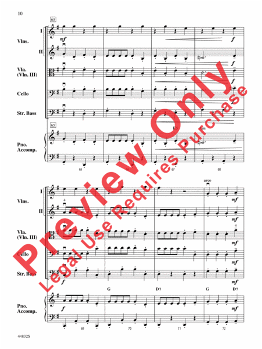 Bella Bocca Polka String Orchestra scores gallery preview page 23