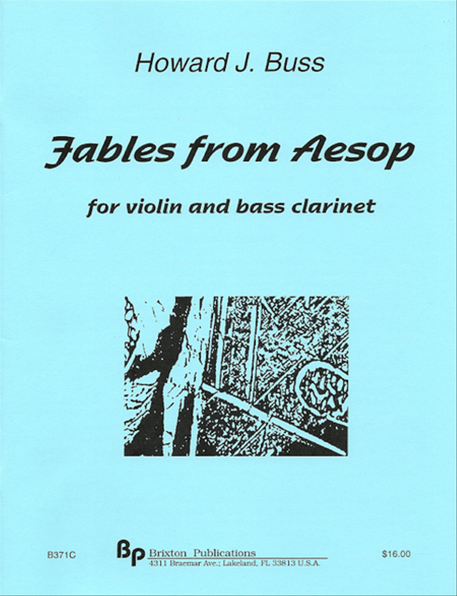 Fables from Aesop Bass Clarinet scores gallery preview page 1