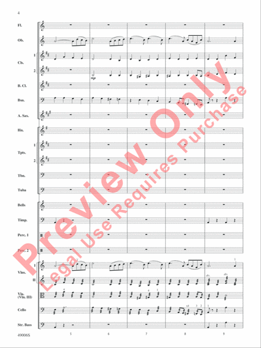 Swan Lake Full Orchestra scores gallery preview page 5