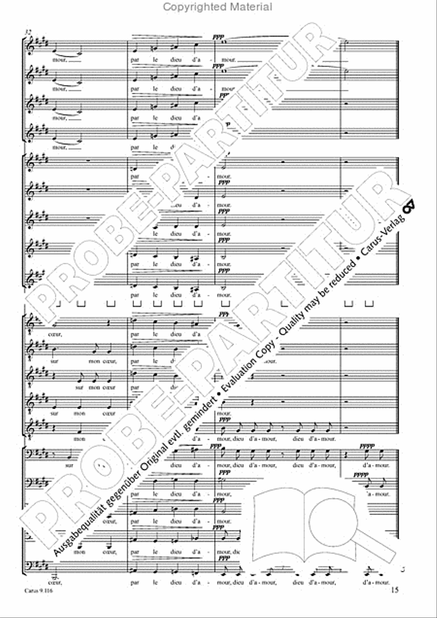 Louange a l'eternite de Jesus Choir scores gallery preview page 16