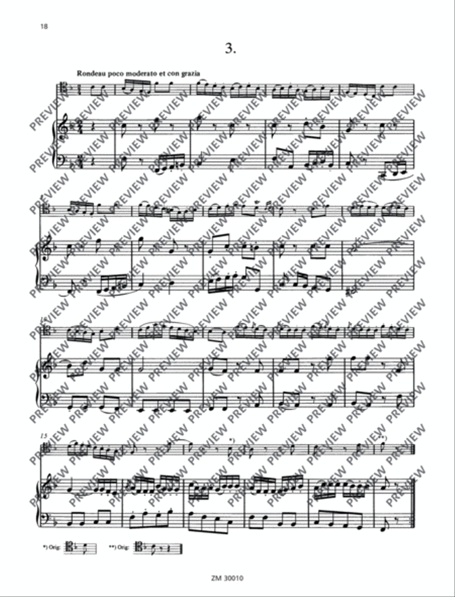 6 Sonatas Bassoon scores gallery preview page 19