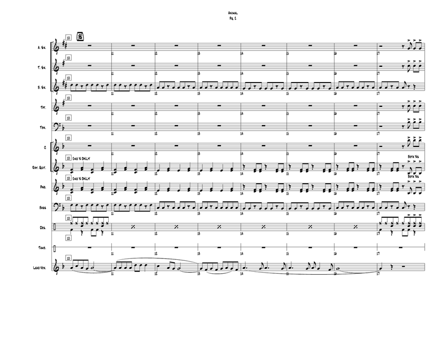 Animal Large Ensemble scores gallery preview page 2
