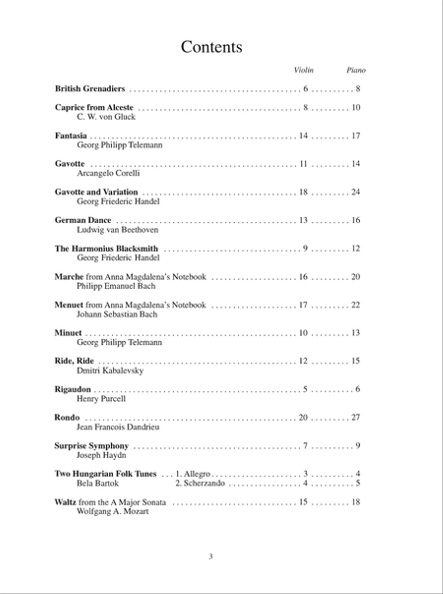 Solo Pieces for the Beginning Violinist Violin Solo scores gallery preview page 4