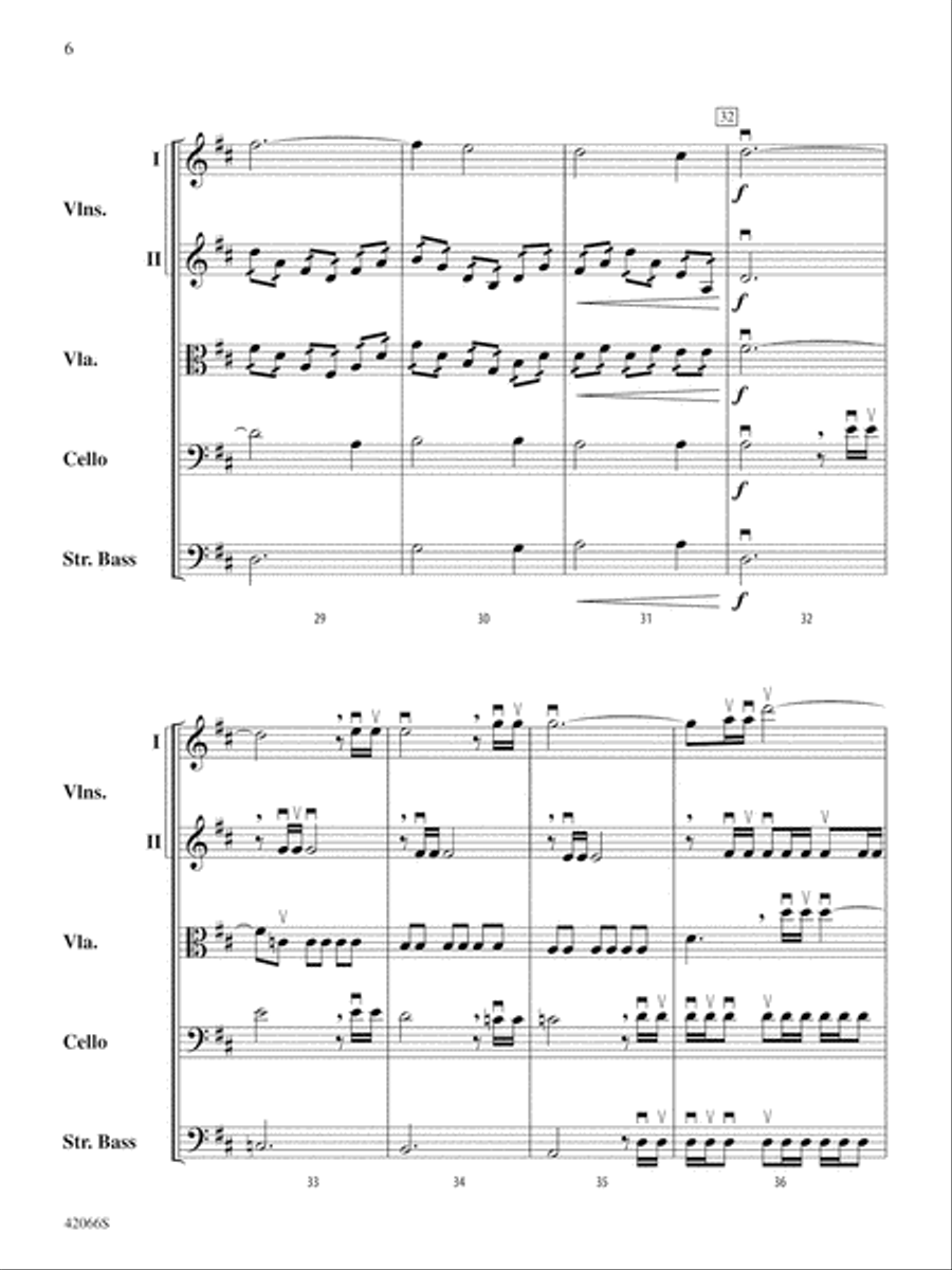 To Guard and Guide: Score String Orchestra scores gallery preview page 6