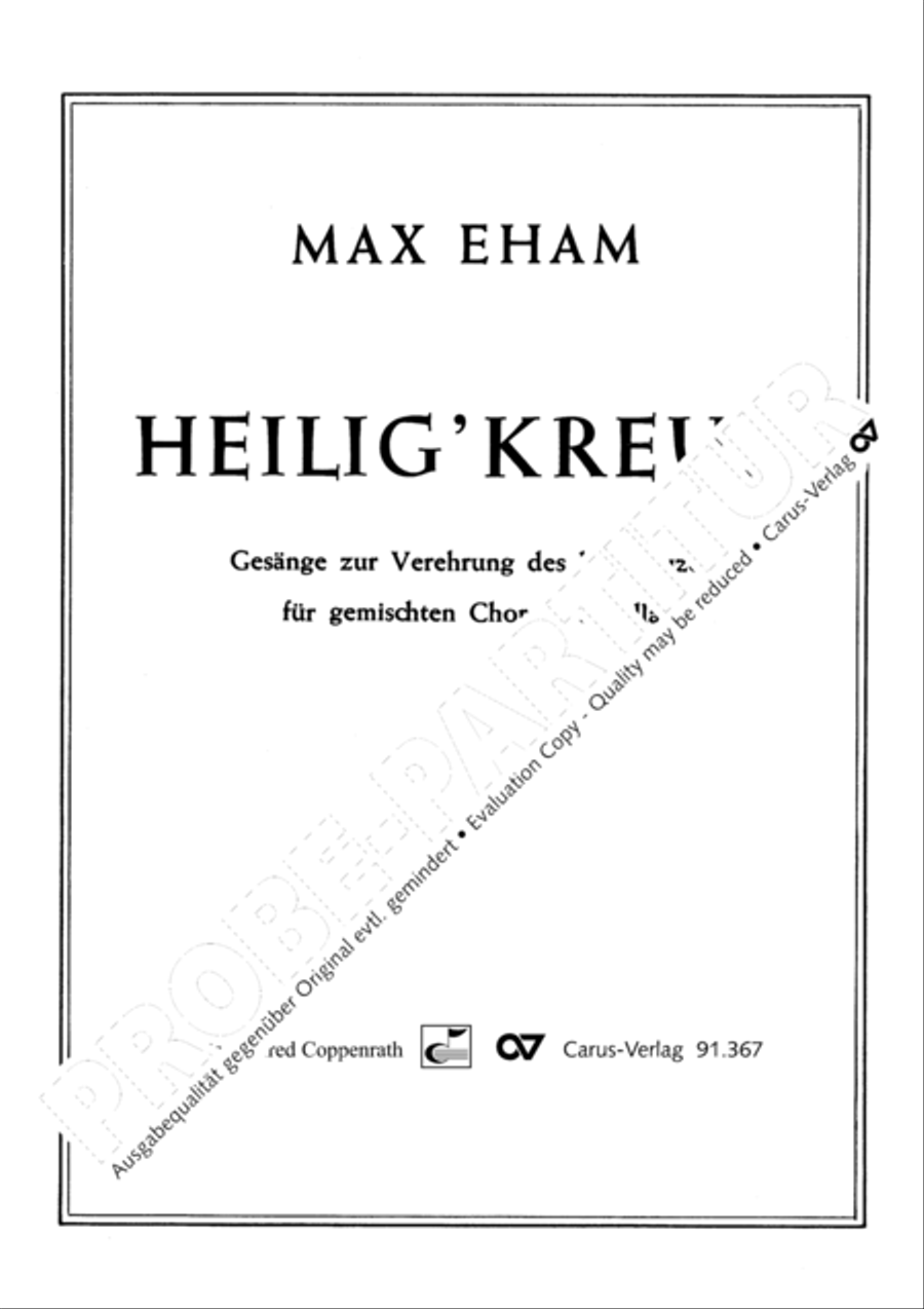 Heilig' Kreuz Gesange Heilig' Kreuz Gesange Score scores gallery preview page 2