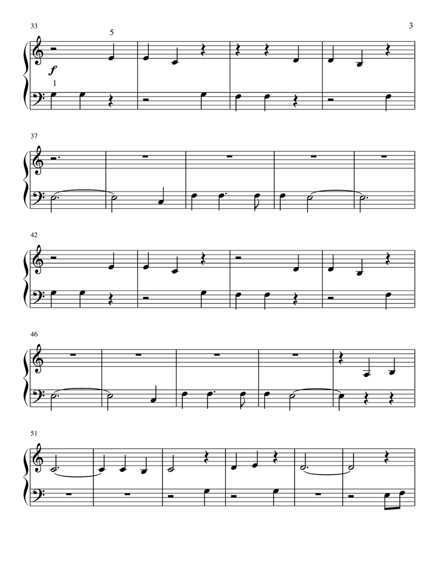 Tightrope Easy Piano scores gallery preview page 4