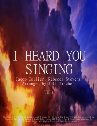Book cover for I Heard You Singing