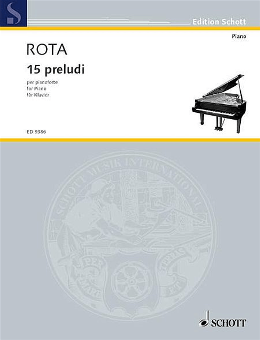 15 Preludi (1964) Piano Solo scores gallery preview page 1