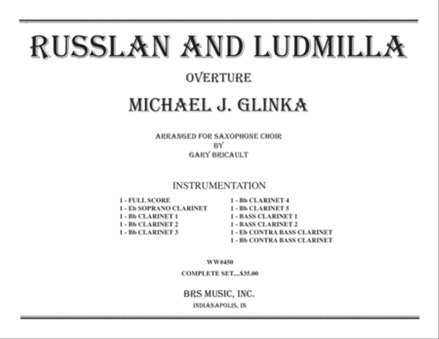 Russlan and Ludmilla Overture