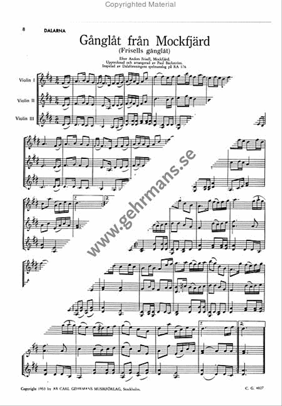 Tolv latar 2 Tolv latar 2 Violin scores gallery preview page 5