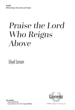 Book cover for Praise the Lord Who Reigns Above