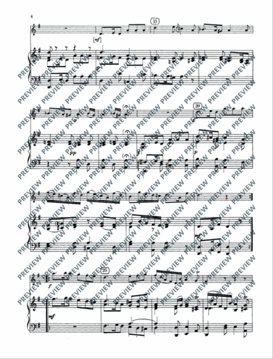 Concertino G major and Nocturne C major Oboe scores gallery preview page 5