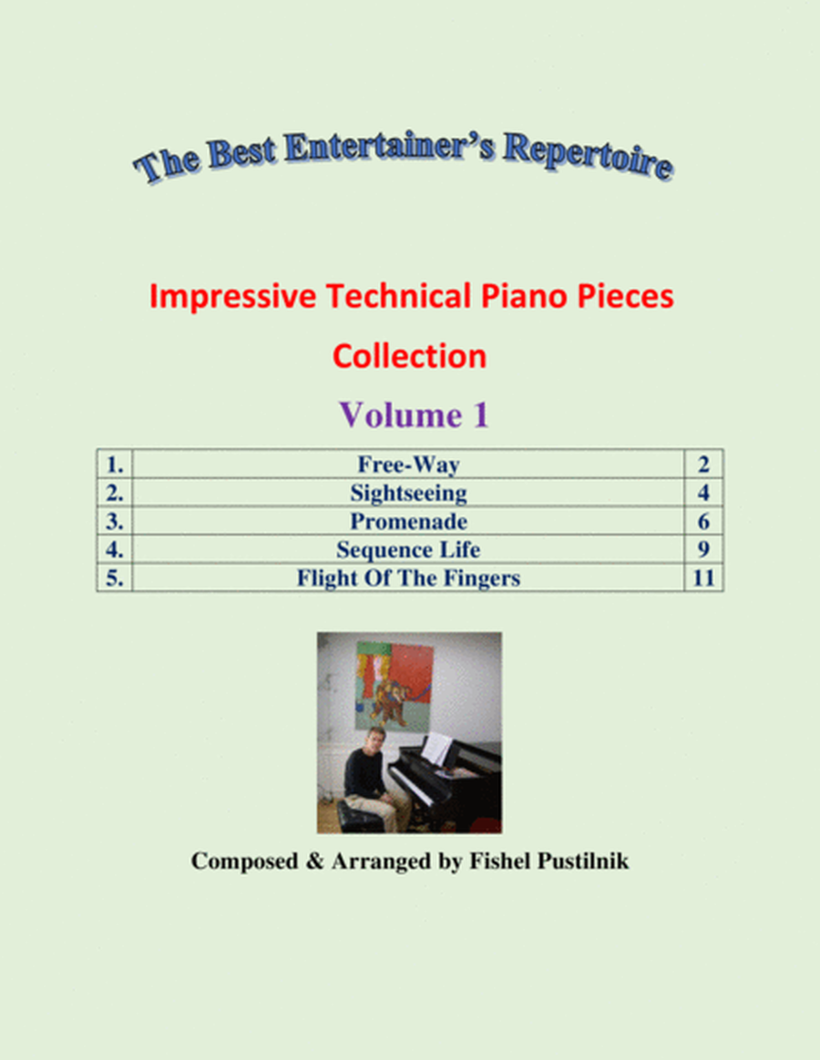 "Impressive Technical Piano Pieces Collection"-Volume 1 image number null