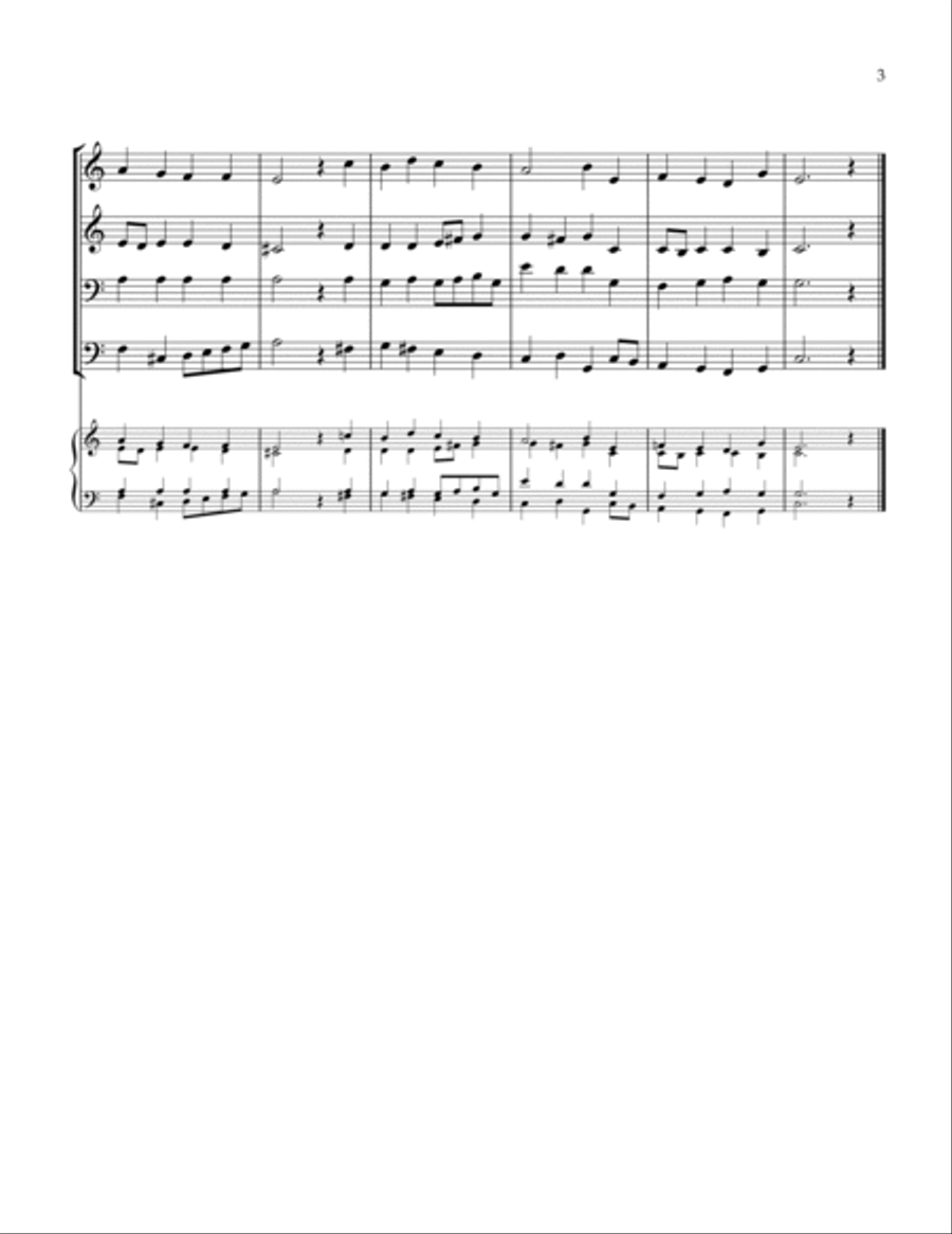 PASSION CHORALE Small Ensemble scores gallery preview page 3