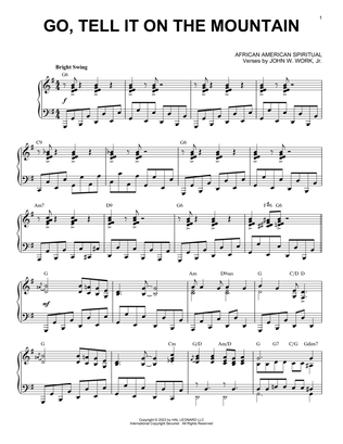 Go, Tell It On The Mountain [Boogie Woogie version] (arr. Brent Edstrom)