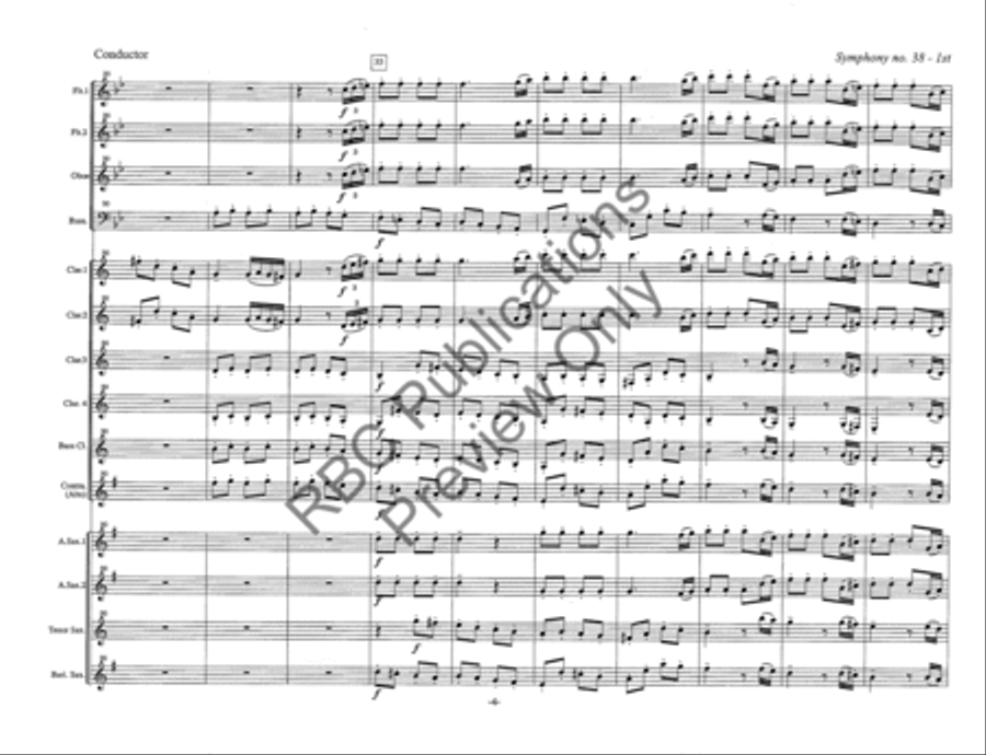 Symphony #38 Mvt 1 (Score) Score scores gallery preview page 7