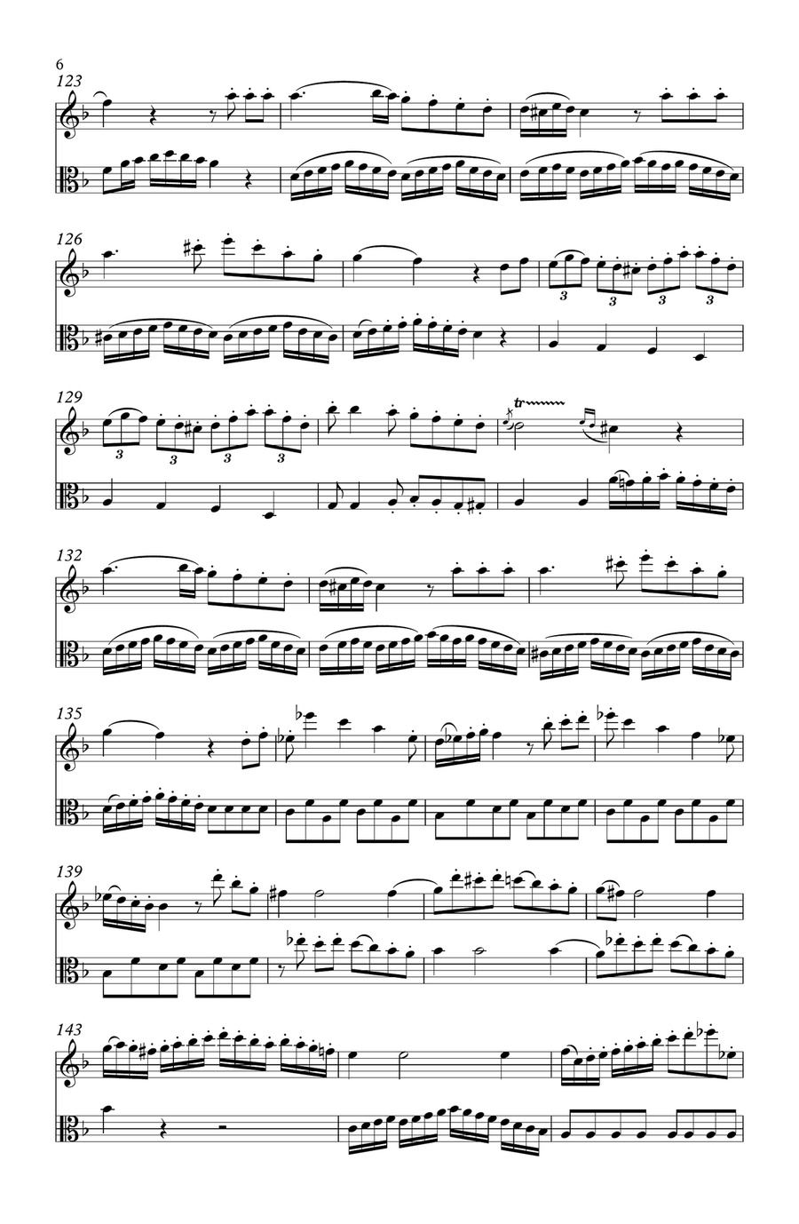 Duo #4 for Flute & Viola Duo #4 for Flute & Viola Flute scores gallery preview page 6