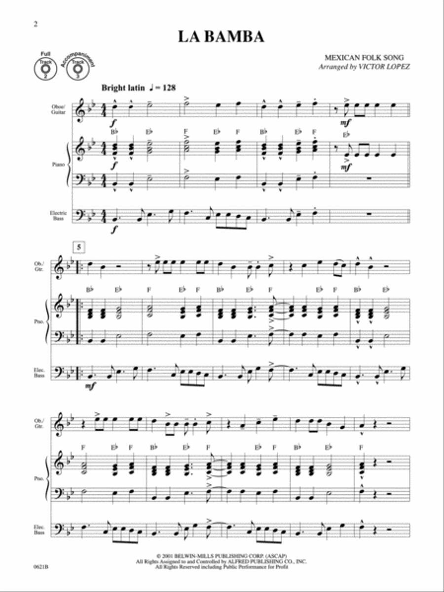 Flex-Ability Pops -- Solo-Duet-Trio-Quartet with Optional Accompaniment Small Ensemble scores gallery preview page 2