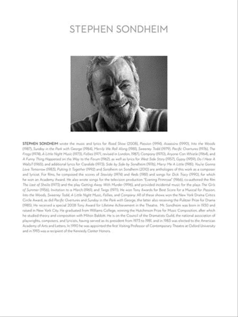 The Stephen Sondheim Collection Piano, Vocal scores gallery preview page 5