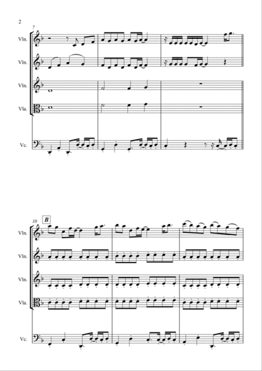 Title String Quartet scores gallery preview page 2
