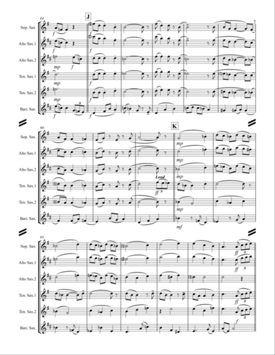 Christmas Time Is Here Christmas Time Is Here Saxophone Quintet scores gallery preview page 6