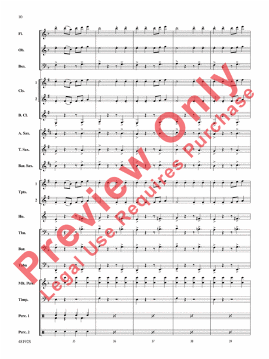 If I Can't Have You Concert Band scores gallery preview page 11