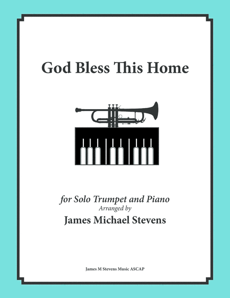 God Bless This Home (Song of Blessing) Trumpet & Piano image number null