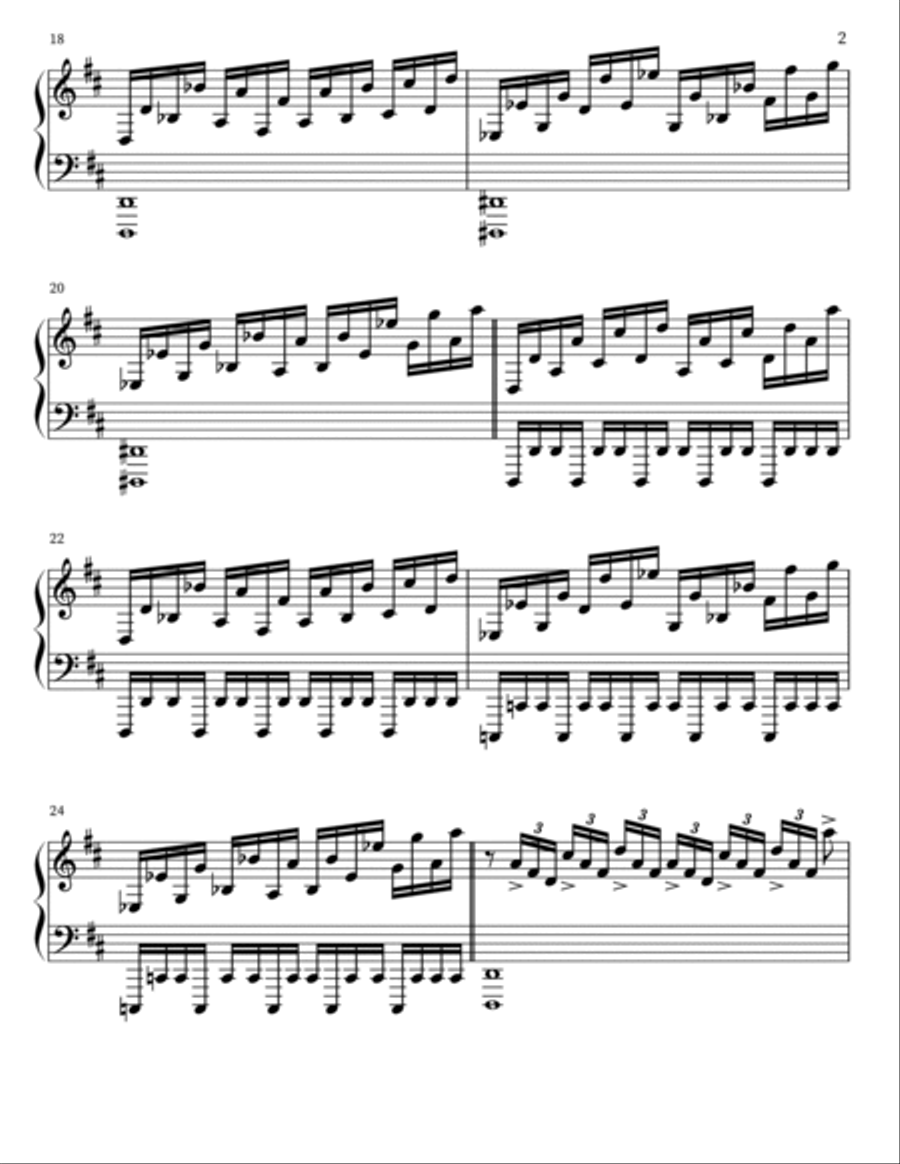 Paul's Dream Piano Solo scores gallery preview page 2