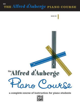 Book cover for Alfred d'Auberge Piano Course Lesson Book, Book 6
