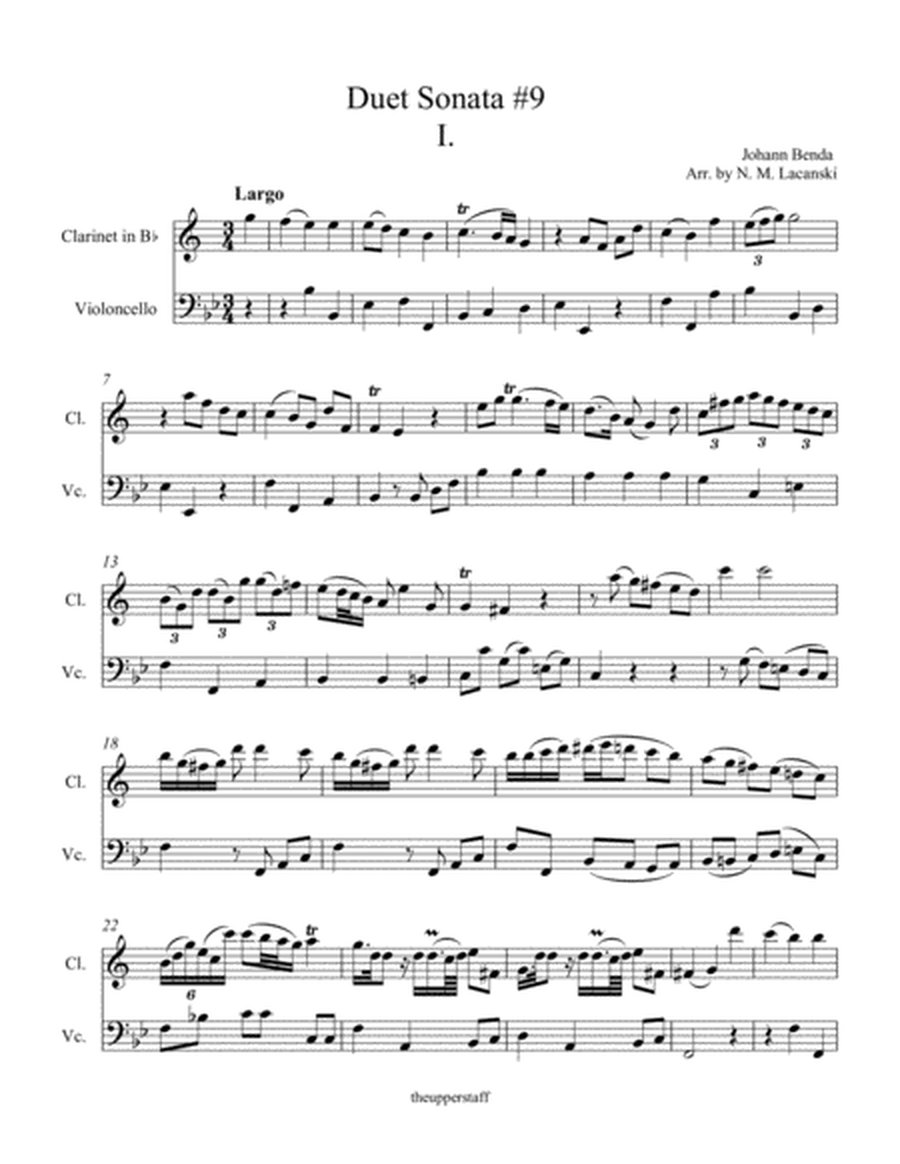 Duet Sonata #9 Movement 1 Largo