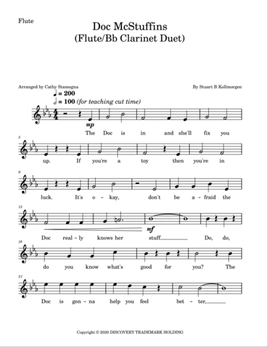Doc Mcstuffins Woodwind Duet scores gallery preview page 5