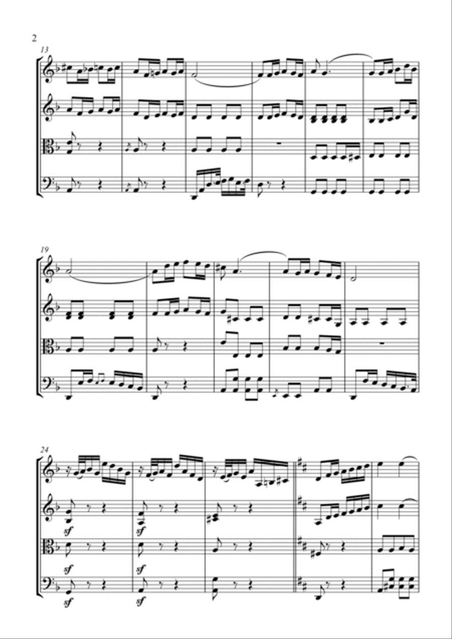 Chitara romana Chitara romana String Quartet scores gallery preview page 2
