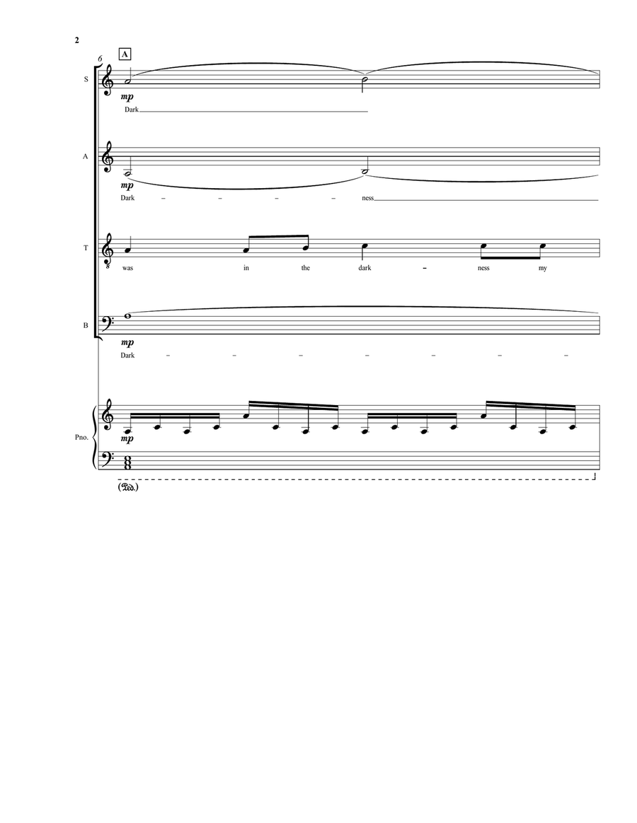 The Darkness of Death The Darkness of Death 4-Part scores gallery preview page 2