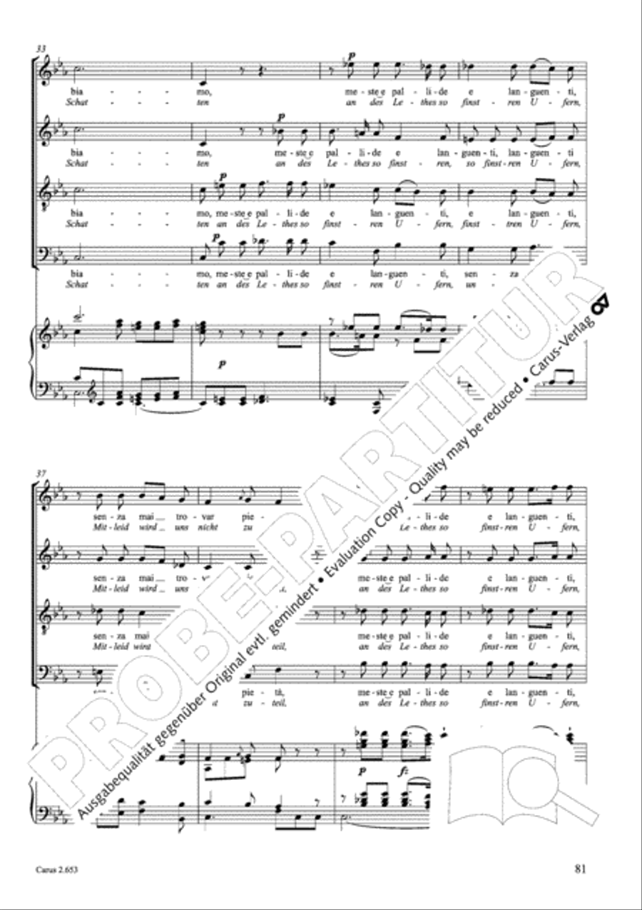 Choral collection Great Opera Choruses - Mozart * Haydn (choir & piano) Choir scores gallery preview page 92