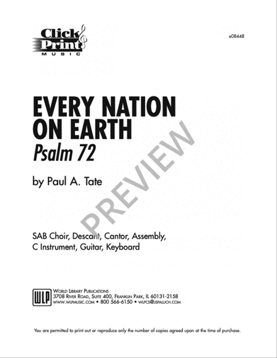 Every Nation on Earth Ps 72 Epiphany scores gallery preview page 9