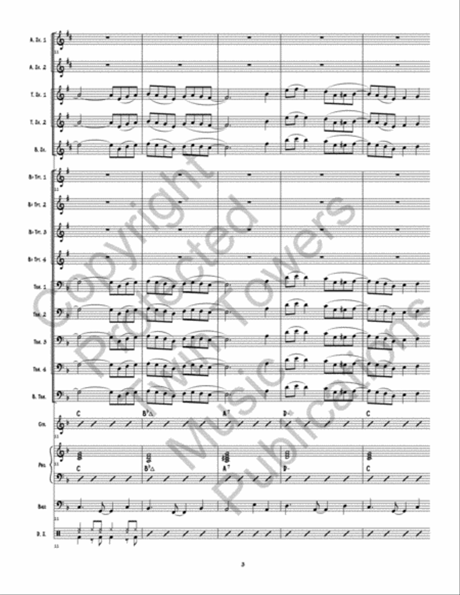 Bossalite Bossalite Jazz Ensemble scores gallery preview page 4
