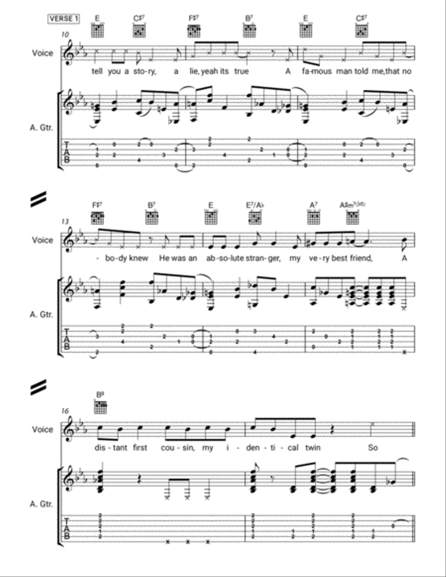 Dead Boy's Rag Electric Guitar scores gallery preview page 3