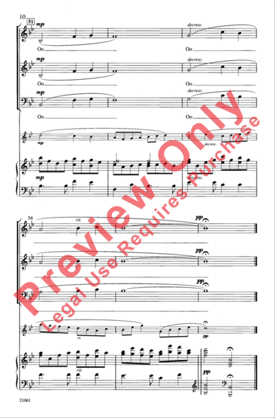Hava Nashira 3-Part scores gallery preview page 9